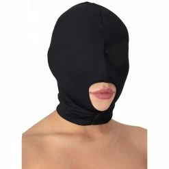 Promo 😍 Bondara Spandex Open Mouth Deprivation Hood 🎁