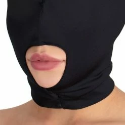 Promo 😍 Bondara Spandex Open Mouth Deprivation Hood 🎁 -Fetish Wear Sales unnamed file 1013