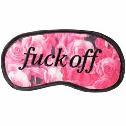 Discount ✔️ Bondara&Sex ?Fuck Off? Floral Eye Mask 🔔