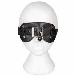Deals β Bondara Faux Leather And Suede Padlocked Blindfold β