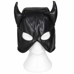 Budget 🥰 Bondara Devilish Black Faux Leather Gimp Mask 🌟