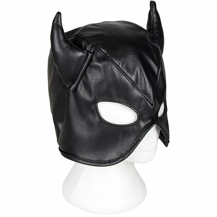 Budget π₯° Bondara Devilish Black Faux Leather Gimp Mask π 2 Budget π₯° Bondara Devilish Black Faux Leather Gimp Mask π - Image 2