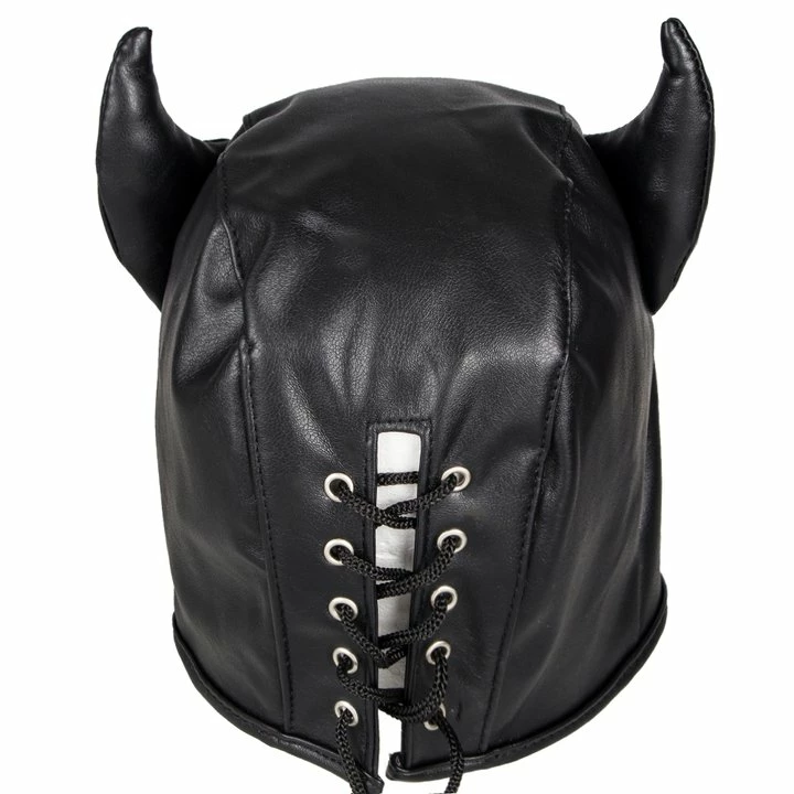 Budget π₯° Bondara Devilish Black Faux Leather Gimp Mask π 3 Budget π₯° Bondara Devilish Black Faux Leather Gimp Mask π - Image 3