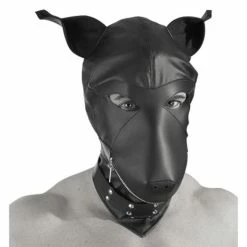 Cheapest 🤩 Bondara&Sex Fetish Bondage Puppy Mask Hood 😀