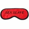 Best deal 🤩 Bondara&Sex Sex Slave Red Satin Embroidered Eye Mask 👍