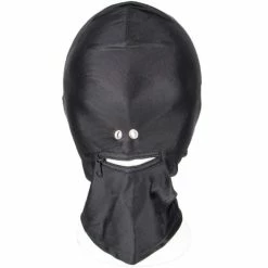 Cheapest 🎁 Bondara Black Deprivation Hood With Zipped Mouth 🛒