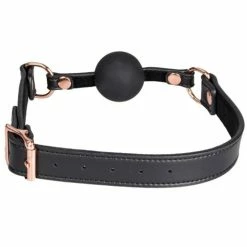 New ✔️ Bondara Bound Black Faux Leather Silicone Ball Gag ✔️ -Fetish Wear Sales unnamed file 1102
