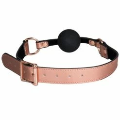Best reviews of 👍 Bondara Luxe Rose Gold Real Leather Silicone Ball Gag 🧨 -Fetish Wear Sales unnamed file 1117