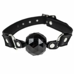 Best Sale 🛒 Bondara Black Crystal Ball Gag 🤩