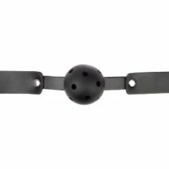 Best Sale 🌟 Bondara Luxe Erotica Black Leather Vented Ball Gag 🤩 -Fetish Wear Sales unnamed file 1140