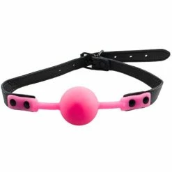 Budget β€οΈ Bondara Pink 45mm Silicone Ball Gag π