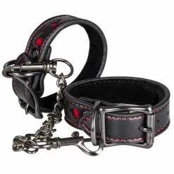 Hot Sale 🤩 Bondara Faux Leather Heart Ankle Cuffs 😀 -Fetish Wear Sales unnamed file 116