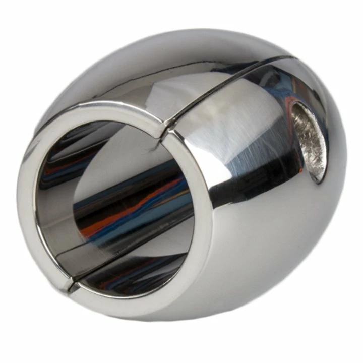 Brand new 𧨠Torment Ball Bully Stainless Steel Oval Ball Stretcher - 7cm π 2 Brand new 𧨠Torment Ball Bully Stainless Steel Oval Ball Stretcher - 7cm π - Image 2
