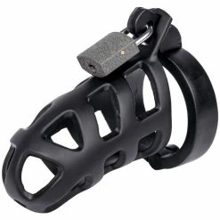 Cheap 🔔 Torment Stainless Steel Black Matte Chastity Cage ✔️