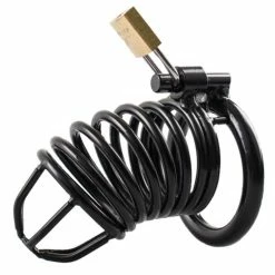 Best reviews of 😉 Torment Black Stainless Steel Spiral Chastity Cage 👍