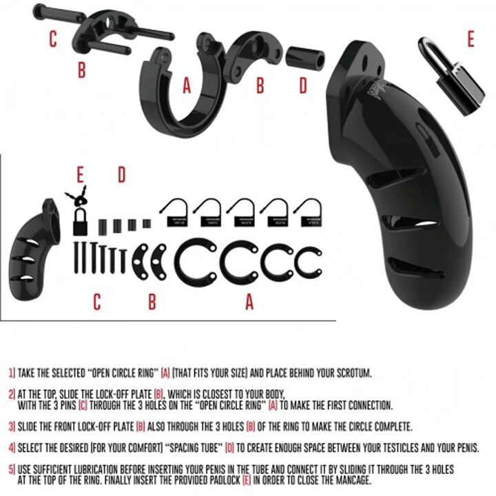 Wholesale βοΈ Bondara&Sex Man Cage Black Chastity Cock Cage ? 4.5 Inch π 4 Wholesale βοΈ Bondara&Sex Man Cage Black Chastity Cock Cage ? 4.5 Inch π - Image 4