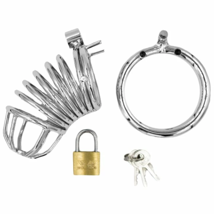 New π Torment Stainless Steel Spiral Chastity Cage π₯° 2 New π Torment Stainless Steel Spiral Chastity Cage π₯° - Image 2