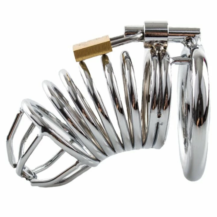 New π Torment Stainless Steel Spiral Chastity Cage π₯° 4 New π Torment Stainless Steel Spiral Chastity Cage π₯° - Image 4