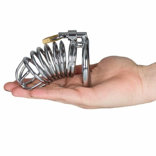New π Torment Stainless Steel Spiral Chastity Cage π₯° 5 New π Torment Stainless Steel Spiral Chastity Cage π₯° - Image 5