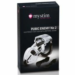 Promo 👏 Bondara&Sex Mystim Pubic Enemy No 2 Electro Sex Cock Cage With Urethral Sound 💯 -Fetish Wear Sales unnamed file 1335