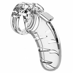Discount 🛒 Bondara&Sex Man Cage Model 3 Clear Lightweight Chastity Cage 🛒