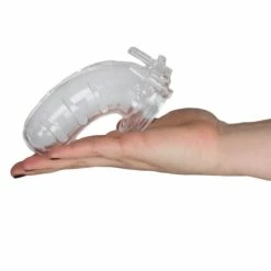 Discount 🛒 Bondara&Sex Man Cage Model 3 Clear Lightweight Chastity Cage 🛒 -Fetish Wear Sales unnamed file 1387