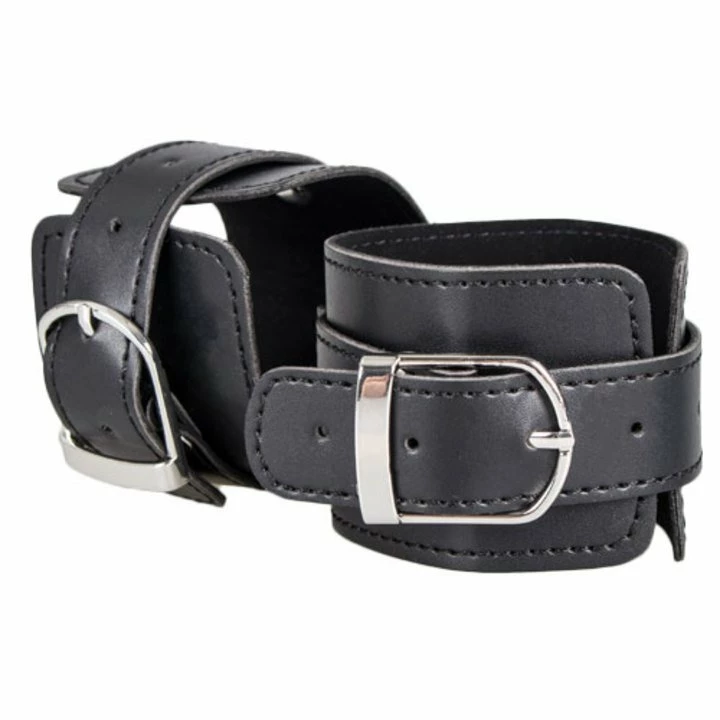 Best Pirce β¨ Bondara Black Faux Leather Wrist Cuffs π 5 Best Pirce β¨ Bondara Black Faux Leather Wrist Cuffs π - Image 5