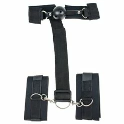 Flash Sale 😍 Bondara Back And Wrist Restraint With Ball Gag 🔥 -Fetish Wear Sales unnamed file 154