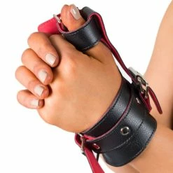Best Sale ⌛ Bondara Praise Me Faux Leather Wrist To Thumb Restraint 😉 -Fetish Wear Sales unnamed file 171