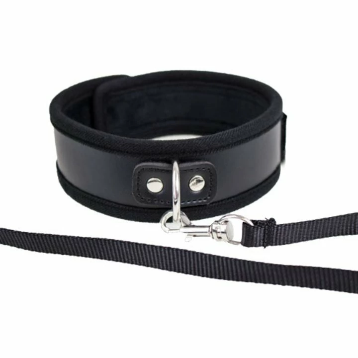 Cheapest π Bondara Black Collar And Leash π 2 Cheapest π Bondara Black Collar And Leash π - Image 2
