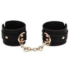 Deals 😍 Bondara Luxe Gilded Cage Faux Leather Handcuffs ✔️
