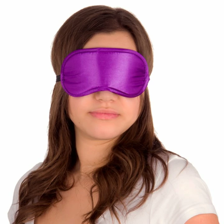 Discount π Bondara Soft Satin Blindfold Mask - Purple π₯ 2 Discount π Bondara Soft Satin Blindfold Mask - Purple π₯ - Image 2
