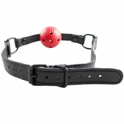 Flash Sale 😍 Bondara Red Small Vented Ball Gag ⌛ -Fetish Wear Sales unnamed file 256