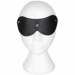 Budget ❤️ Bondara Black Leather Studded Blindfold 🤩 -Fetish Wear Sales unnamed file 322