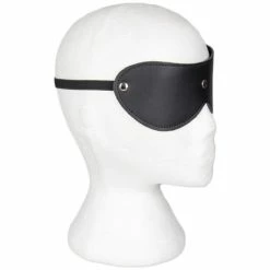 Budget ❤️ Bondara Black Leather Studded Blindfold 🤩 -Fetish Wear Sales unnamed file 323