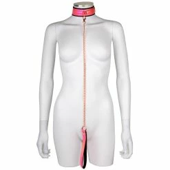 Brand new ❤️ Bondara Pink Kink Rose Gold Soft Velcro Bondage Collar And Leash 🛒 -Fetish Wear Sales unnamed file 327