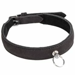 Discount ✨ Bondara Black Nubuck Leather Classic Collar 🤩