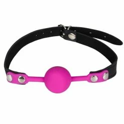 Budget 🥰 Bondara Humble Humiliation Purple Silicone Ball Gag 🌟