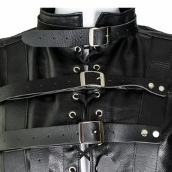 Flash Sale 🤩 Bondara Faux Leather Straitjacket 🔔 -Fetish Wear Sales unnamed file 398