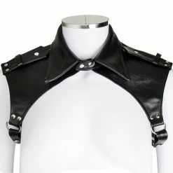 Discount 👏 Bondara Formal Fetish Faux Leather Chest Harness 🔥