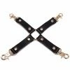 New ⭐ Bondara Luxe Gilded Cage Faux Leather Hogtie Connector 🔔