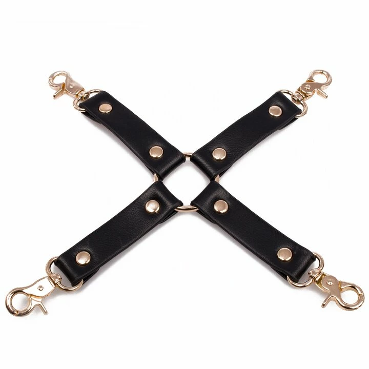 New β Bondara Luxe Gilded Cage Faux Leather Hogtie Connector π 1 New β Bondara Luxe Gilded Cage Faux Leather Hogtie Connector π