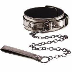 Deals 🔥 Bondara Steampunk Faux Leather Collar And Leash 😀