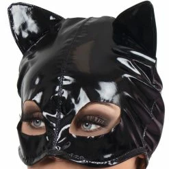 Deals 💯 Bondara Siren Sex Kitten Wet Look Cat Mask 🌟 -Fetish Wear Sales unnamed file 507