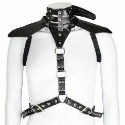 Hot Sale 🤩 Bondara Edge Men's Collar To Chest Harness ✔️