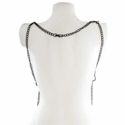 Buy 🛒 Bondara Black Chain Bra With Nipple Clamps 🌟 -Fetish Wear Sales unnamed file 536