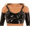 Promo 😍 Bondara Latex Black Bra ⌛