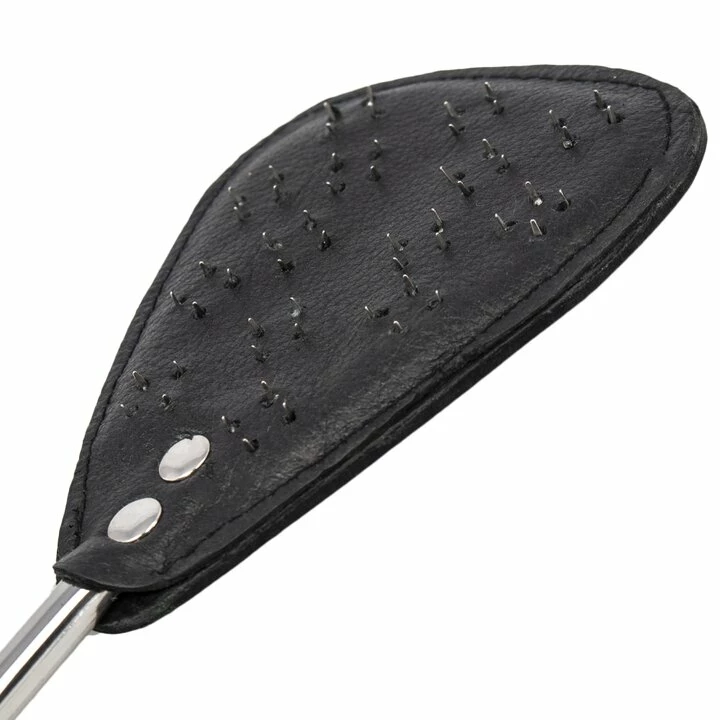 Hot Sale β€οΈ Bondara Luxe Vampire Leather Steel Spiked Riding Crop ? 24 Inch π₯° 2 Hot Sale β€οΈ Bondara Luxe Vampire Leather Steel Spiked Riding Crop ? 24 Inch π₯° - Image 2