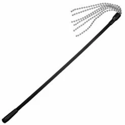 Hot Sale 😀 Bondara Metal Beads Riding Crop - 20 Inch ✨