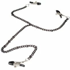 Discount 😀 Bondara Black Chain Nipple And Clit Clamps 😍